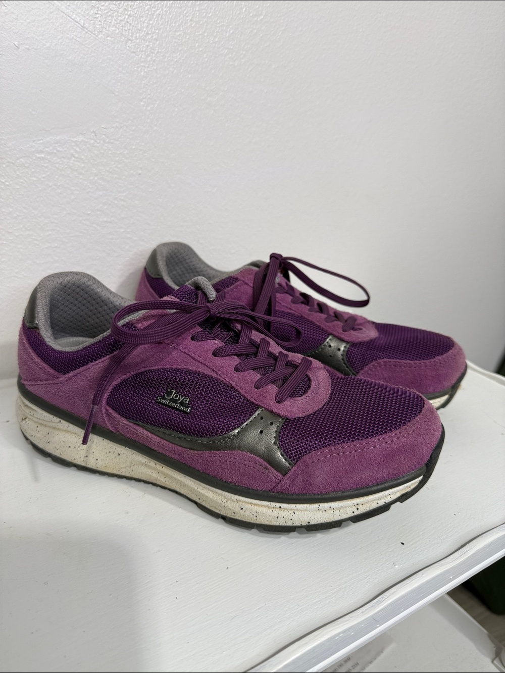 Joya Switzerland Tina Sneakers Size 39/ 8 Ortholite Insoles purple